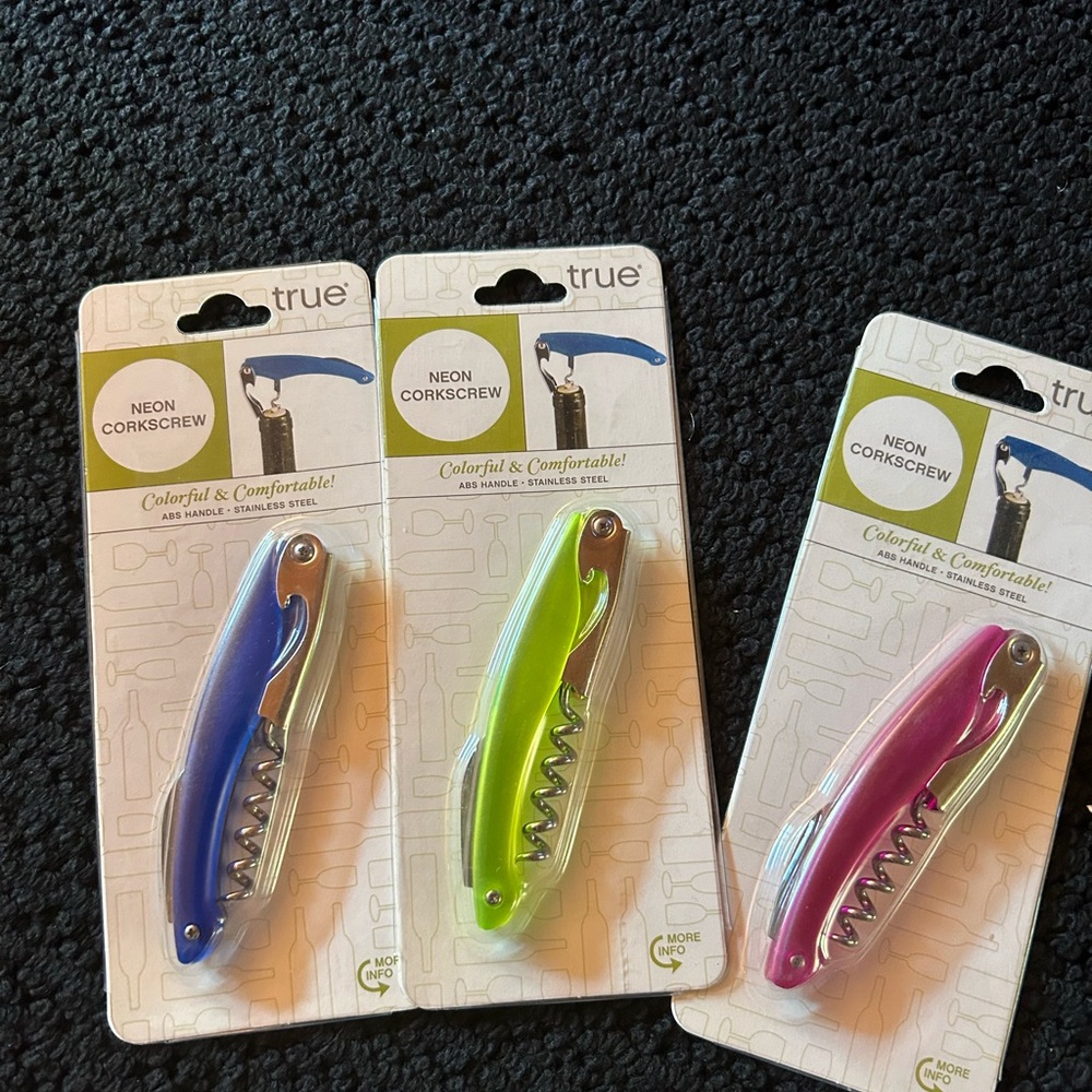 True Neon Corkscrew and Bottle Opener